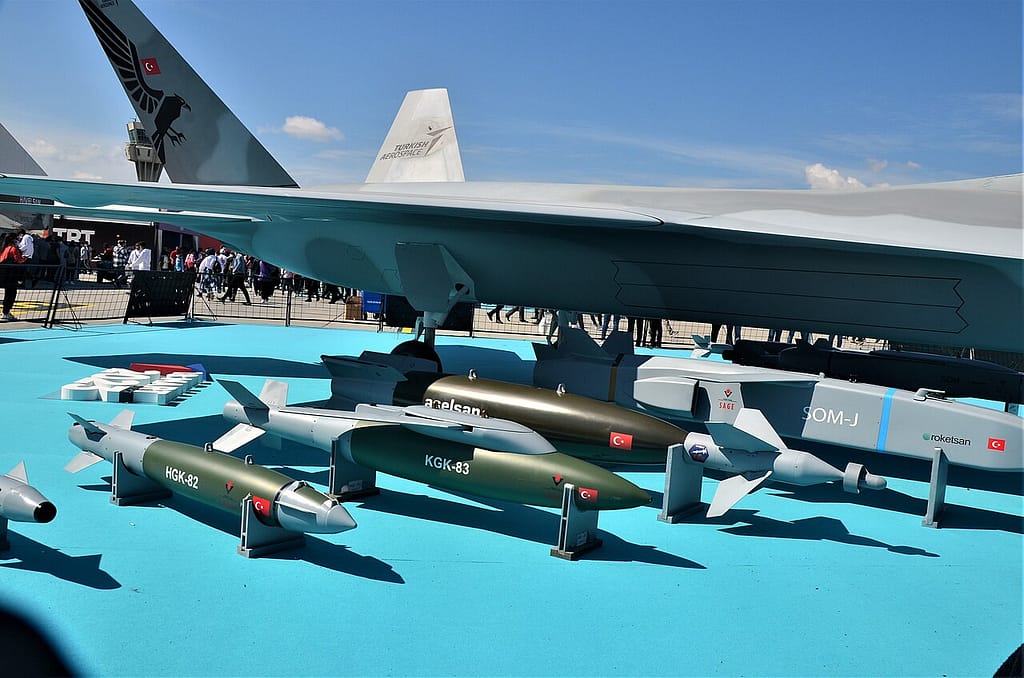 Full-scale mockup of the TAI Kaan TF-X stealth fighter