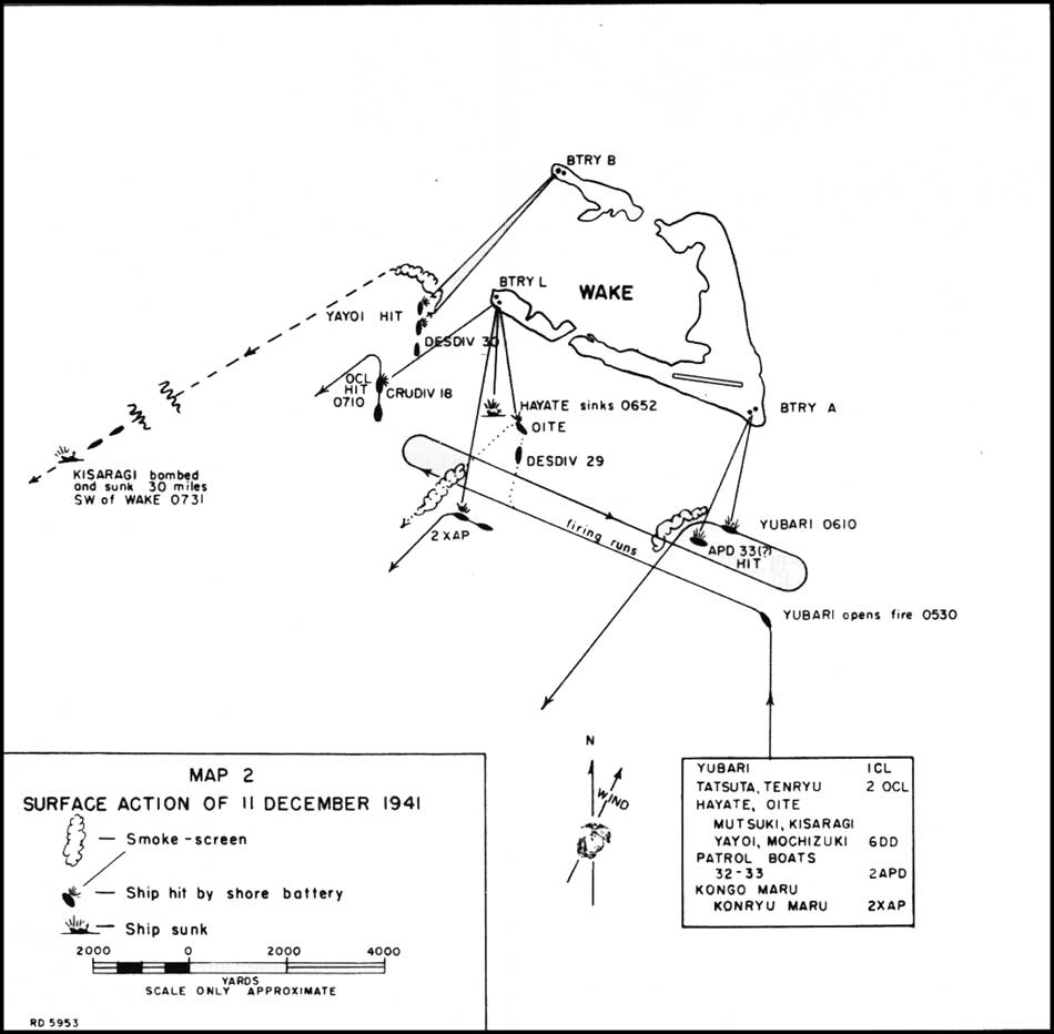 Wake Island surface action, 11 December 1941