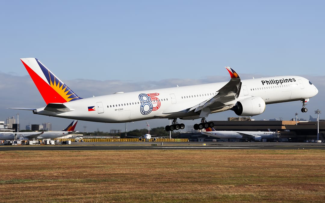 Philippine Airlines impiega il suo A350-1000 sulla rotta maratona Manila-Toronto.
