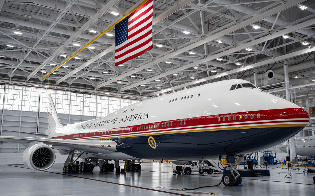 El nuevo Air Force One de Estados Unidos sale a la luz.