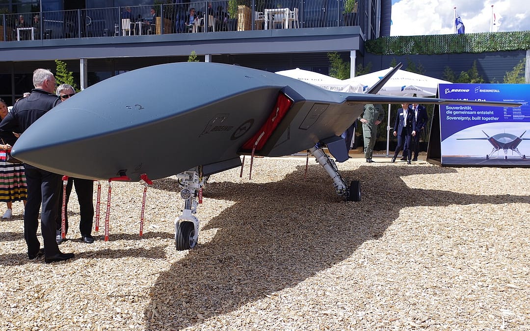 El murciélago fantasma finalmente llegó a Farnborough.