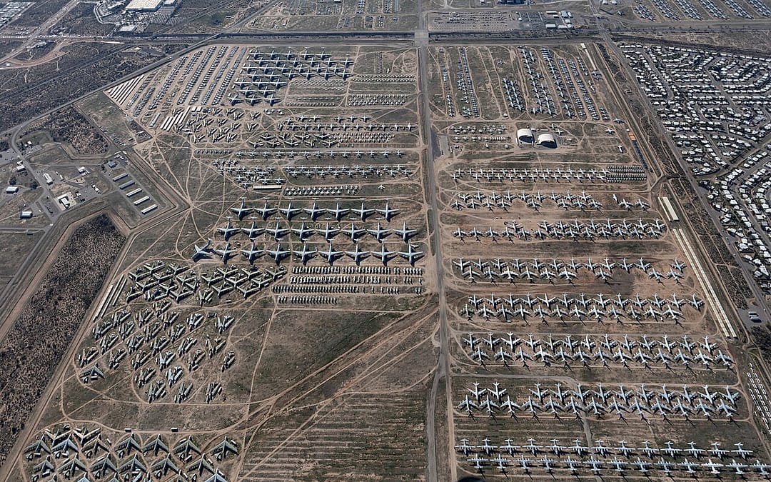 Quatre mille avions dans le désert