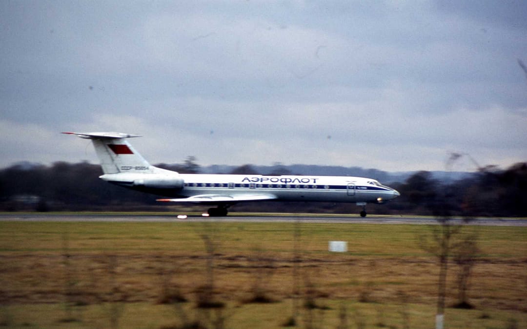 The Tu-134 That Landed on a Highway — for a 1974 Soviet Film