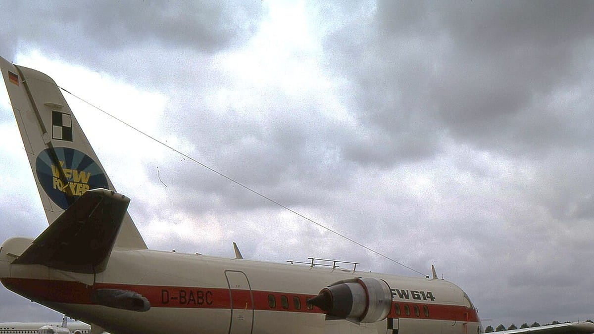VFW-Fokker 614 with over-wing engines