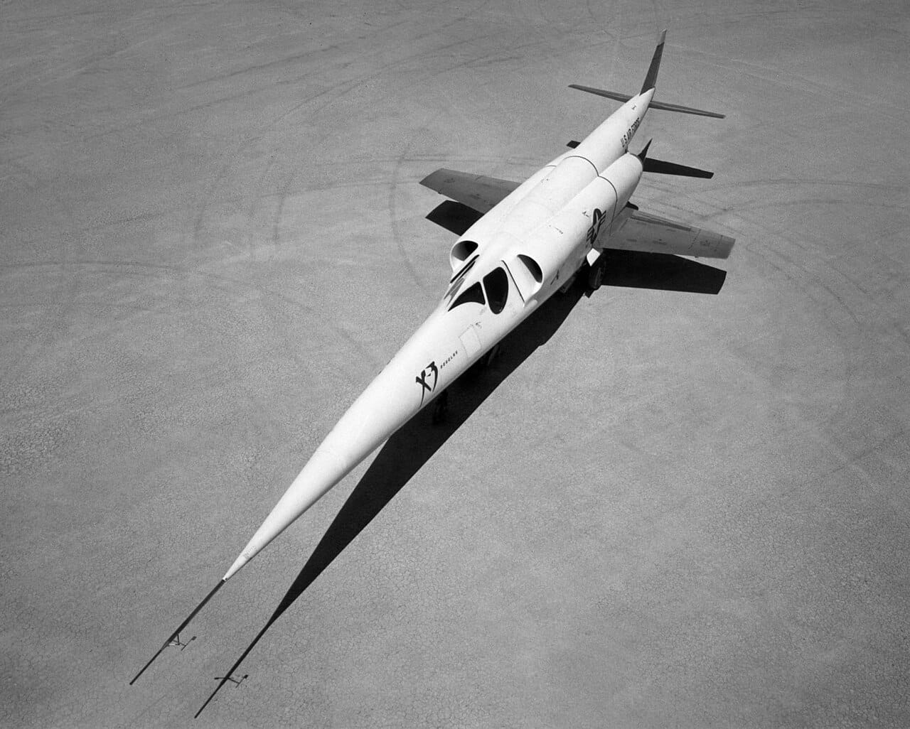 Douglas X-3 Stiletto research aircraft, NASA