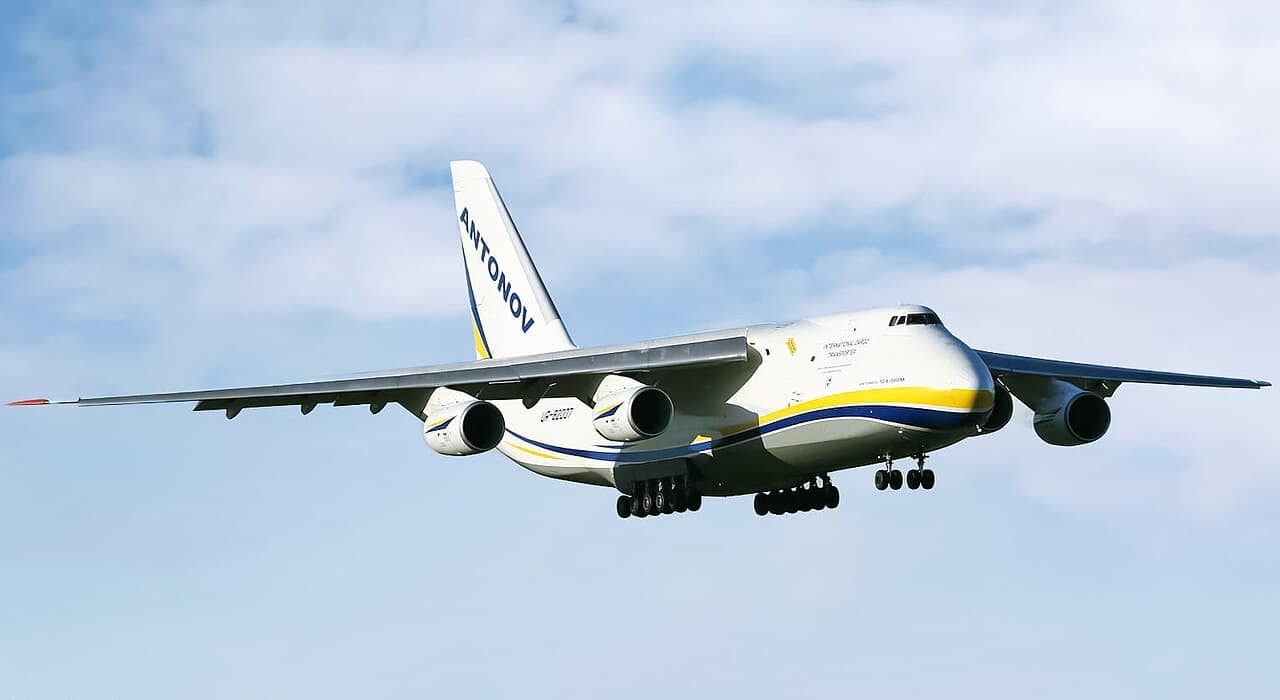 Antonov Airlines An-124 Ruslan Ukrainian Antonov Airlines An-124 Ruslan heavy cargo aircraft