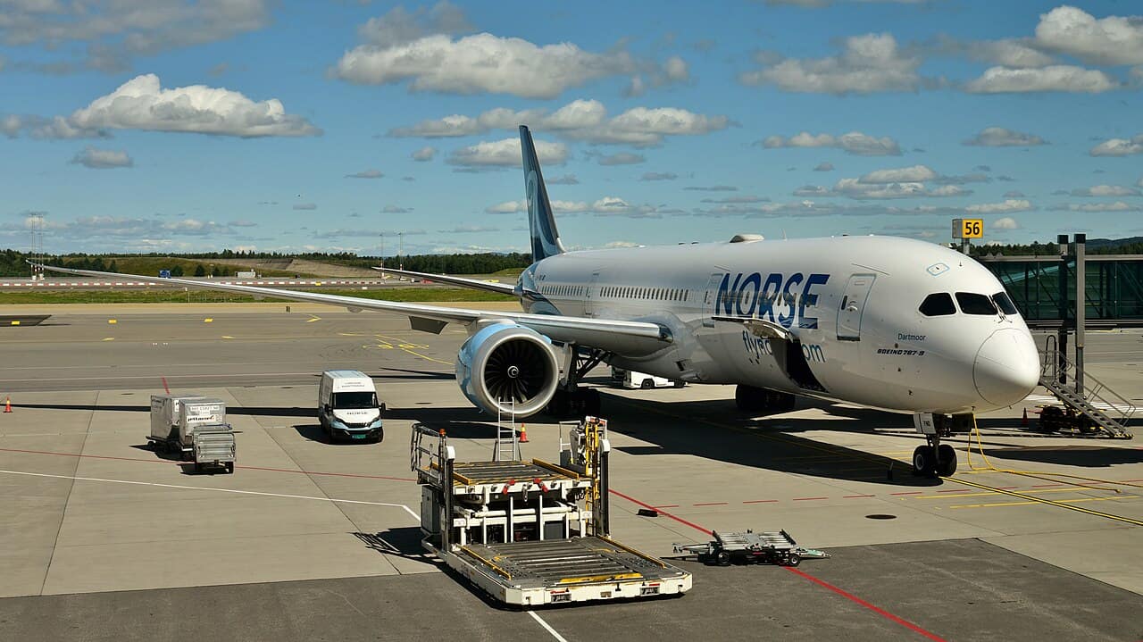 Boeing 787-9 Dreamliner della Norse Atlantic Airways a Oslo