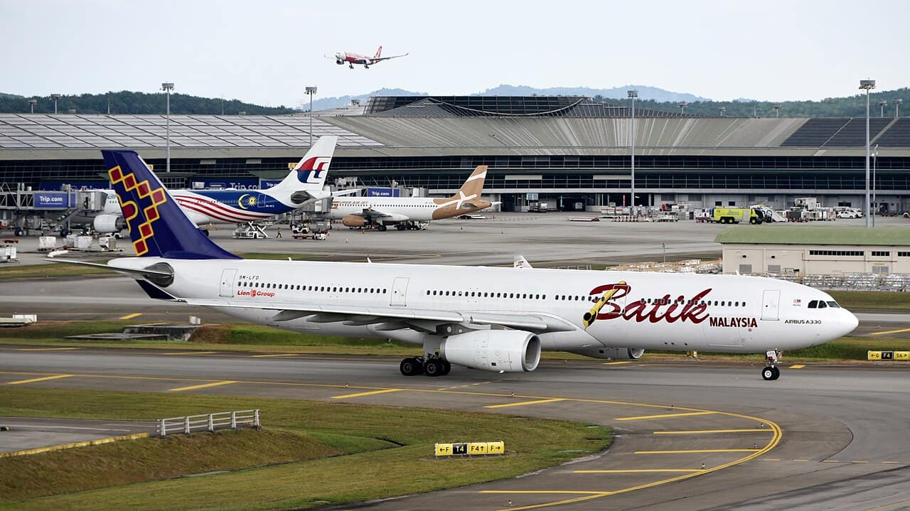 Batik Air Malaysia Airbus A330 at Kuala Lumpur