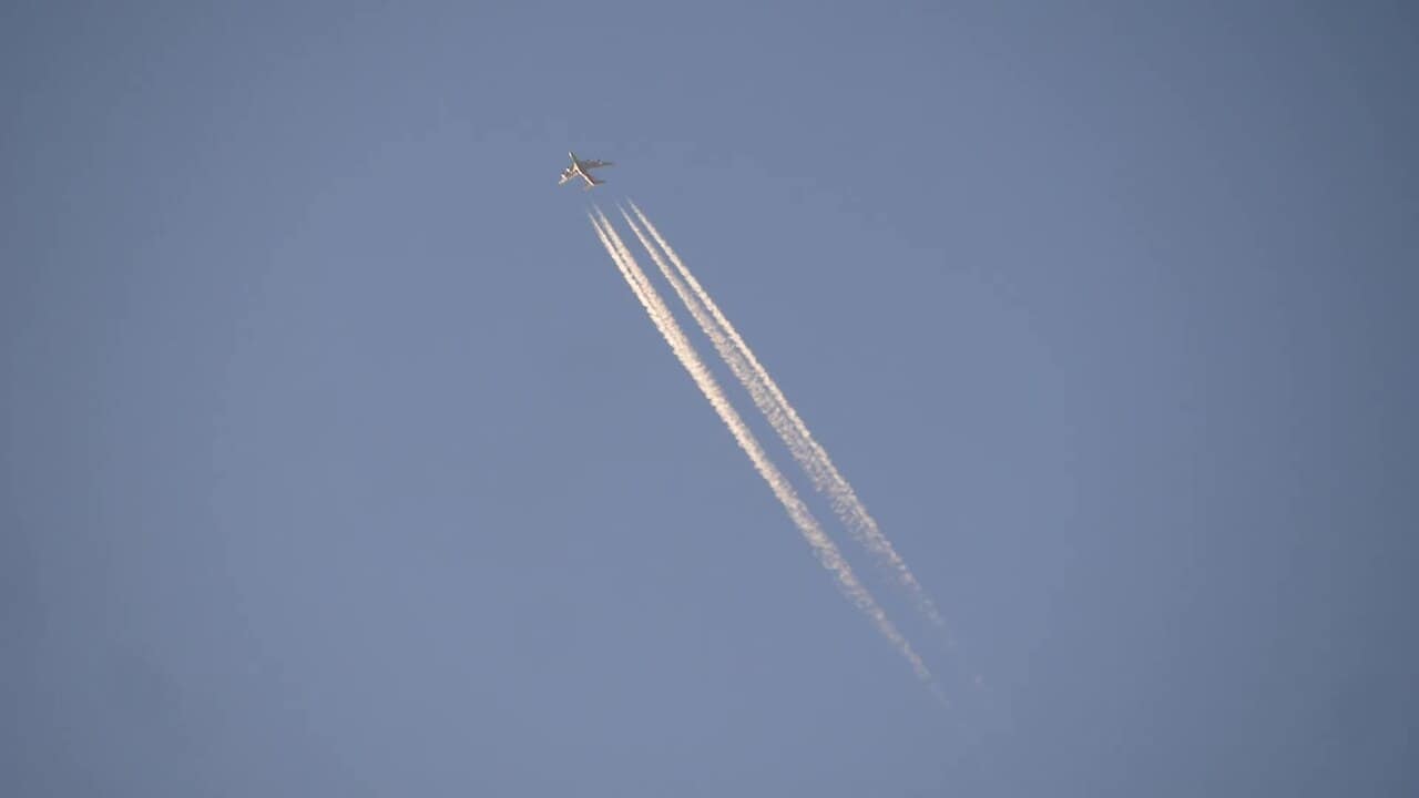 Contrails Sky Aviation