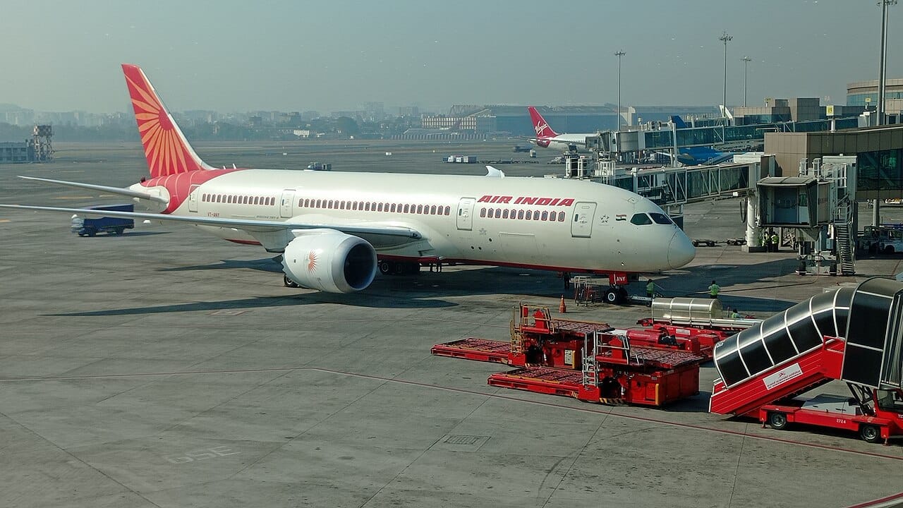 Air India Boeing 787-8 Dreamliner in flight