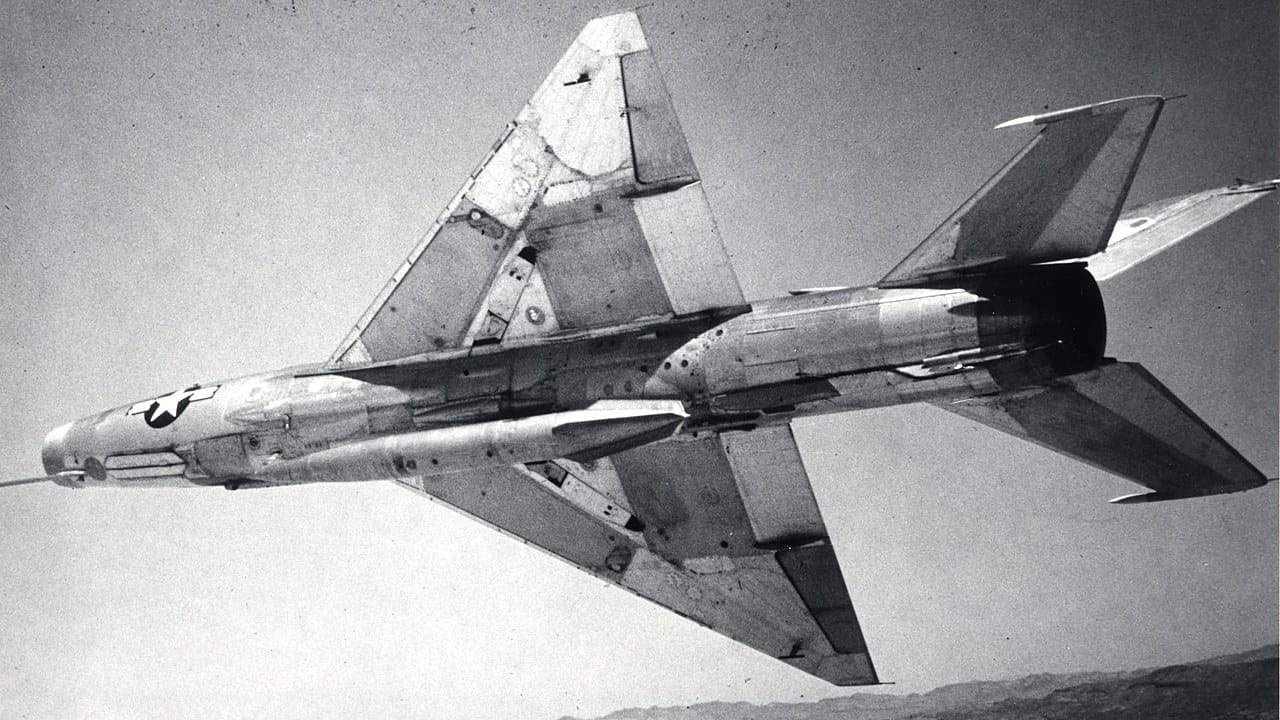 f-p20-constant-peg-mig21-featured MiG-21 in US markings from the secret Constant Peg Red Eagles squadron over Nevada