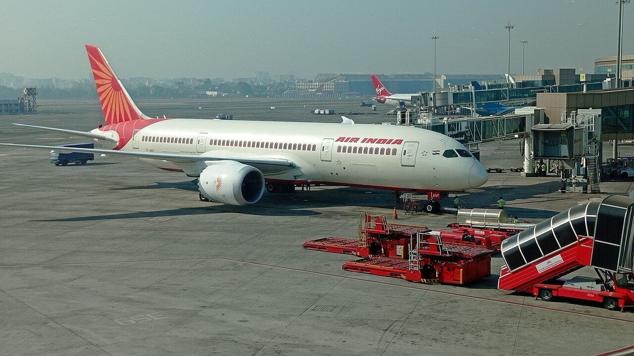Air India Boeing 787-8 Dreamliner in flight