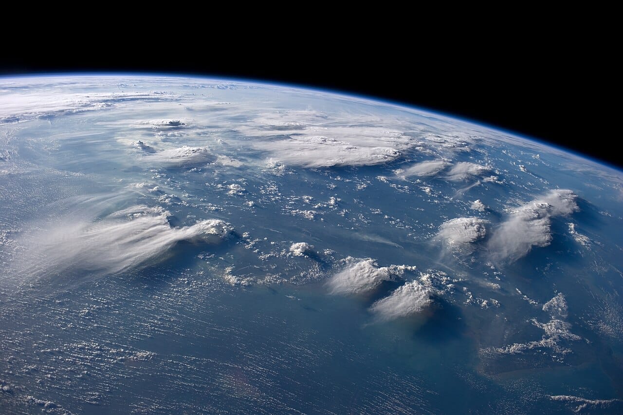 Towering cumulonimbus thunderheads seen from space Towering cumulonimbus thunderheads — the kind of storm William Rankin fell through