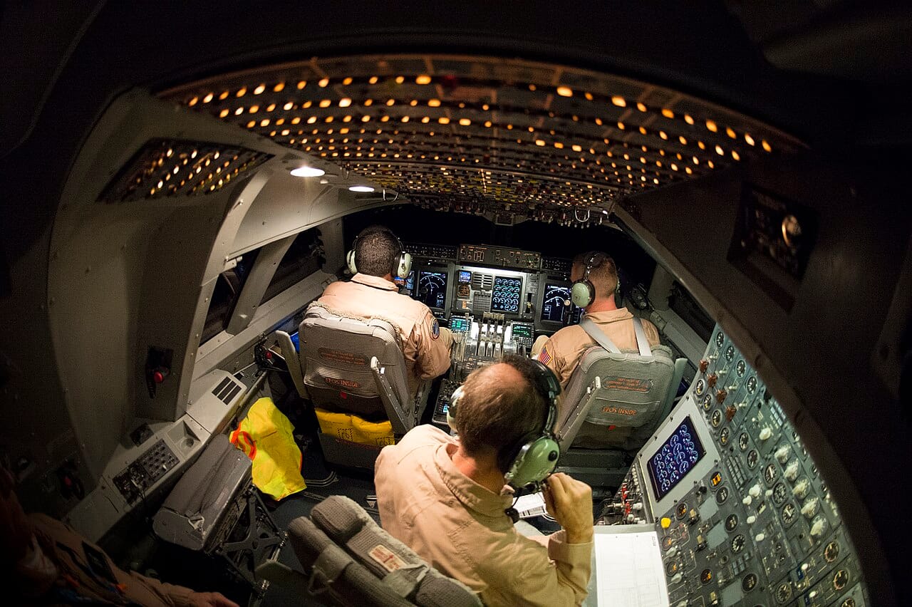 sofia-747sp-in-flight-exterior SOFIA Boeing 747SP cockpit.jpg