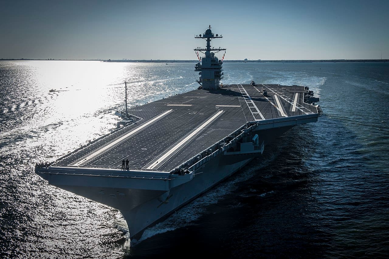 The USS Gerald R. Ford Aircraft Carrier - CVN-78