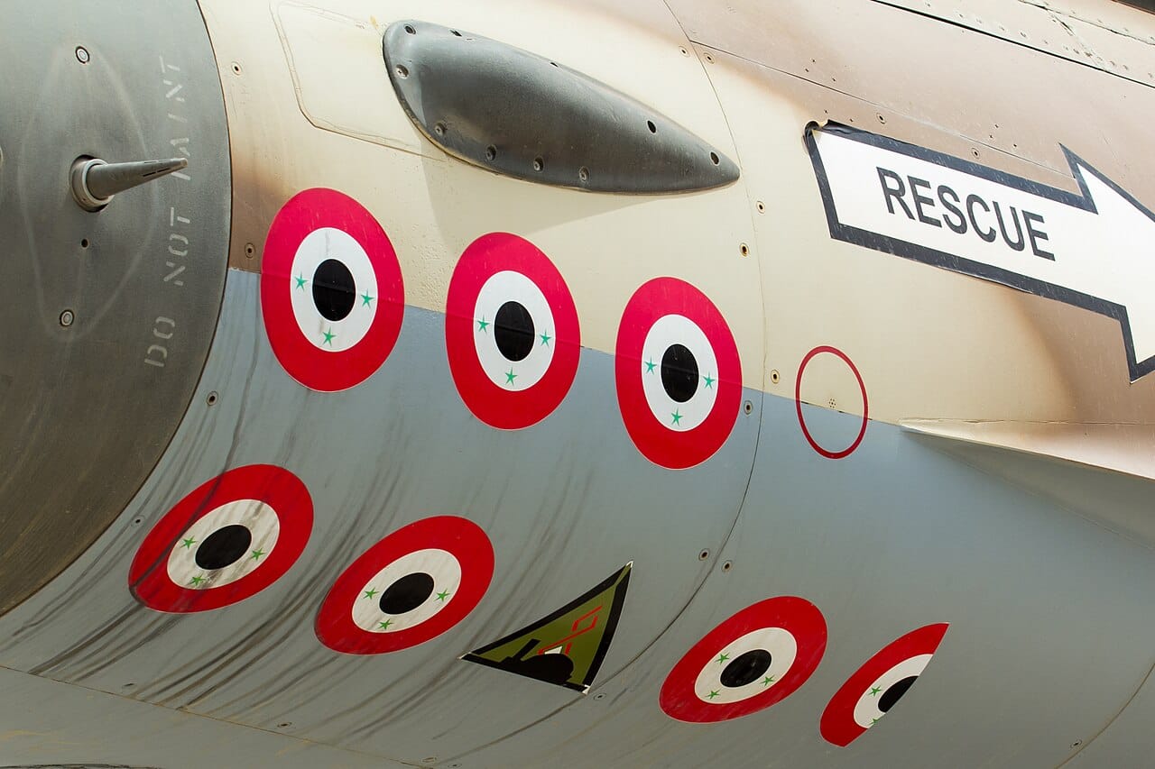Un F-16A Netz de l'armée de l'air israélienne au musée de l'IAF