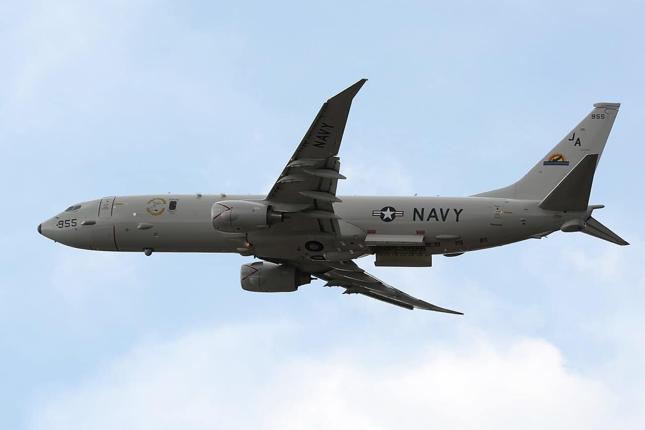 US Navy Boeing P-8A Poseidon Seeaufklärungsflugzeug