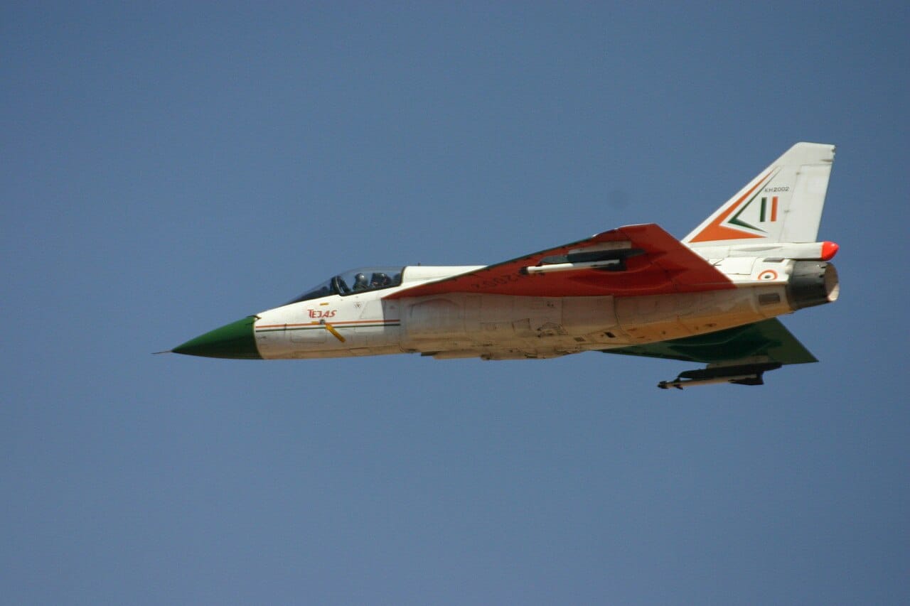 HAL Tejas light combat aircraft of the Indian Air Force