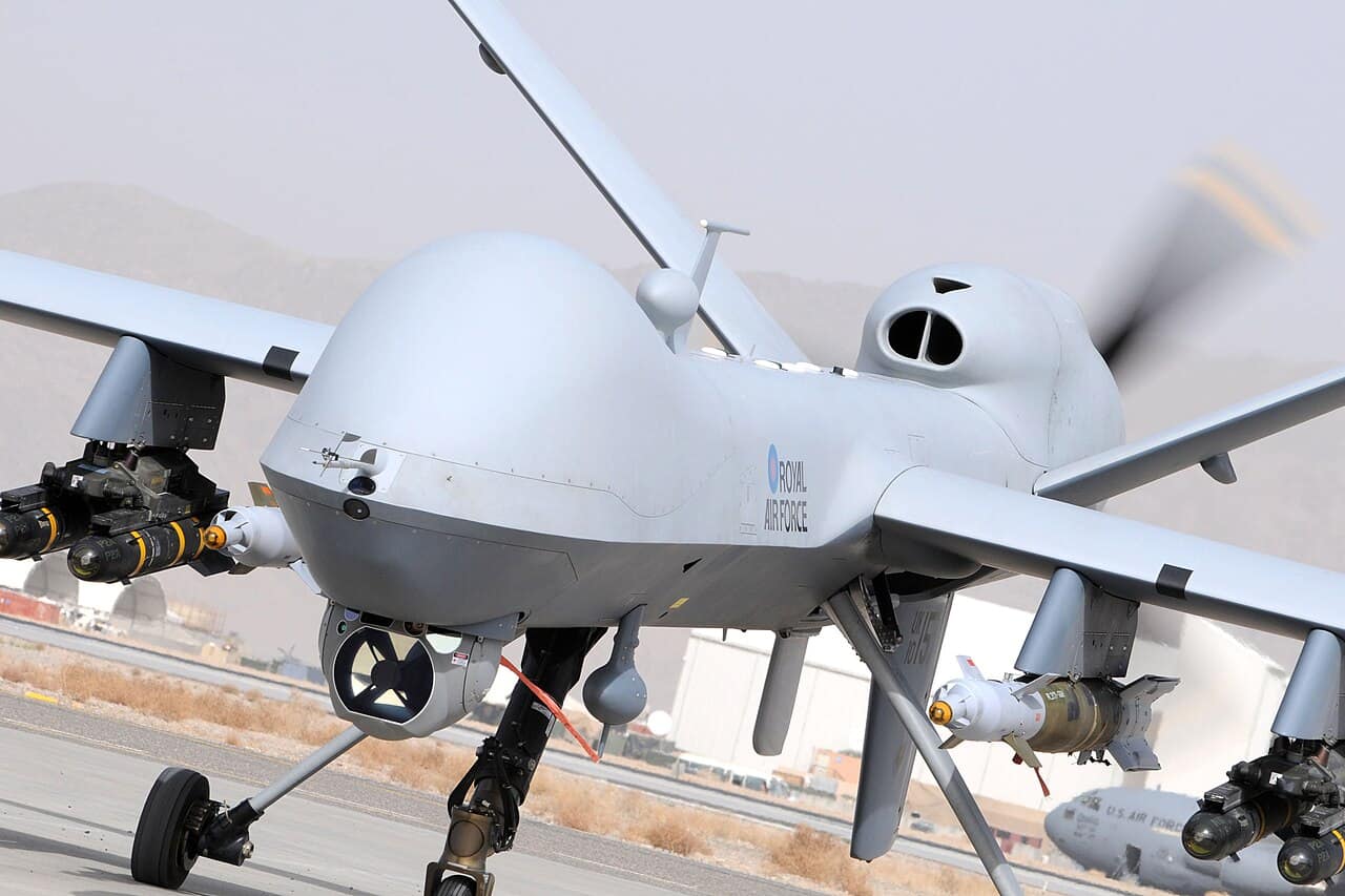 RAF MQ-9 Reaper Armed Drone Uk