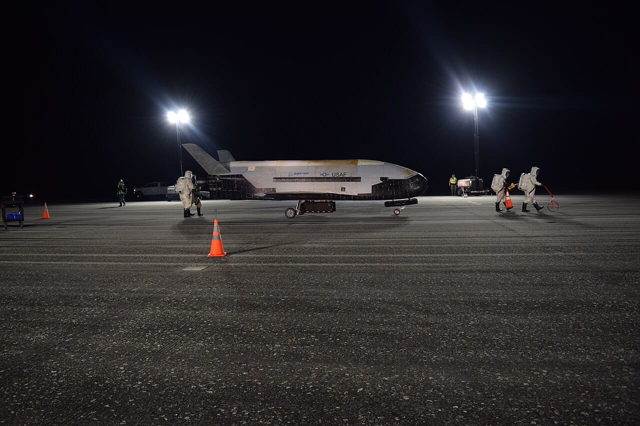 X-37B OTV-5 after landing X-37B OTV-5 after landing