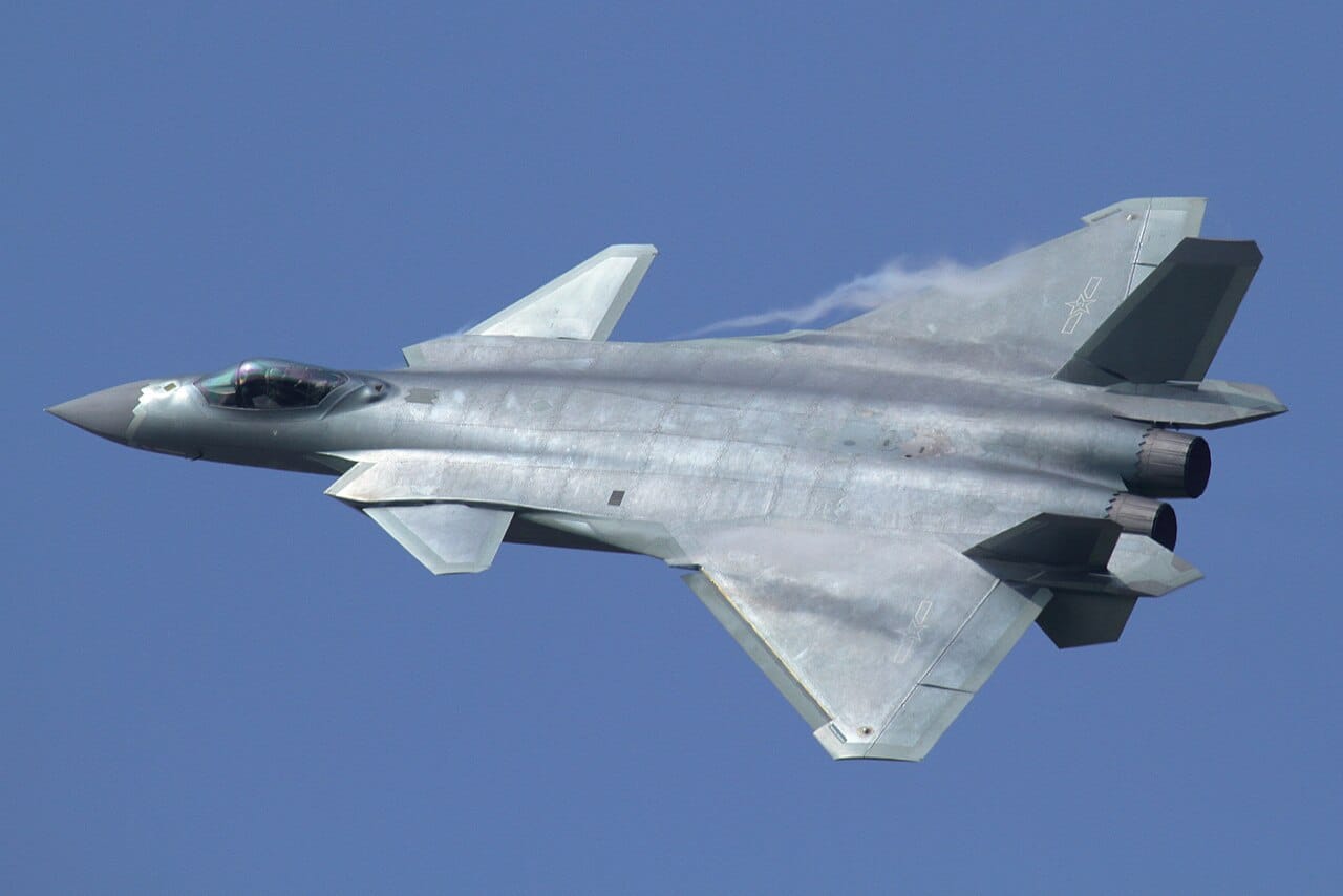 Chengdu J-20 stealth fighter A Chinese Chengdu J-20 stealth fighter