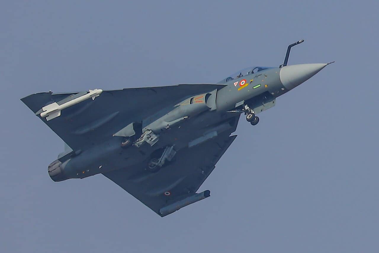 Tejas Mk1a Aero India 2025 Flight