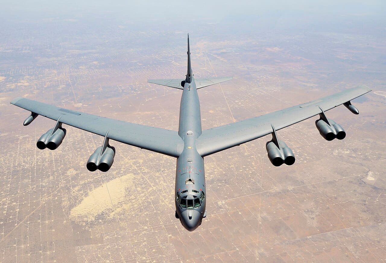 A B-52H Stratofortress of the 307th Bomb Wing
