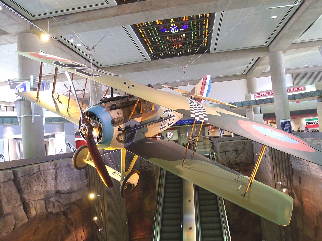 A SPAD XIII painted in Frank Luke markings, the type he flew
