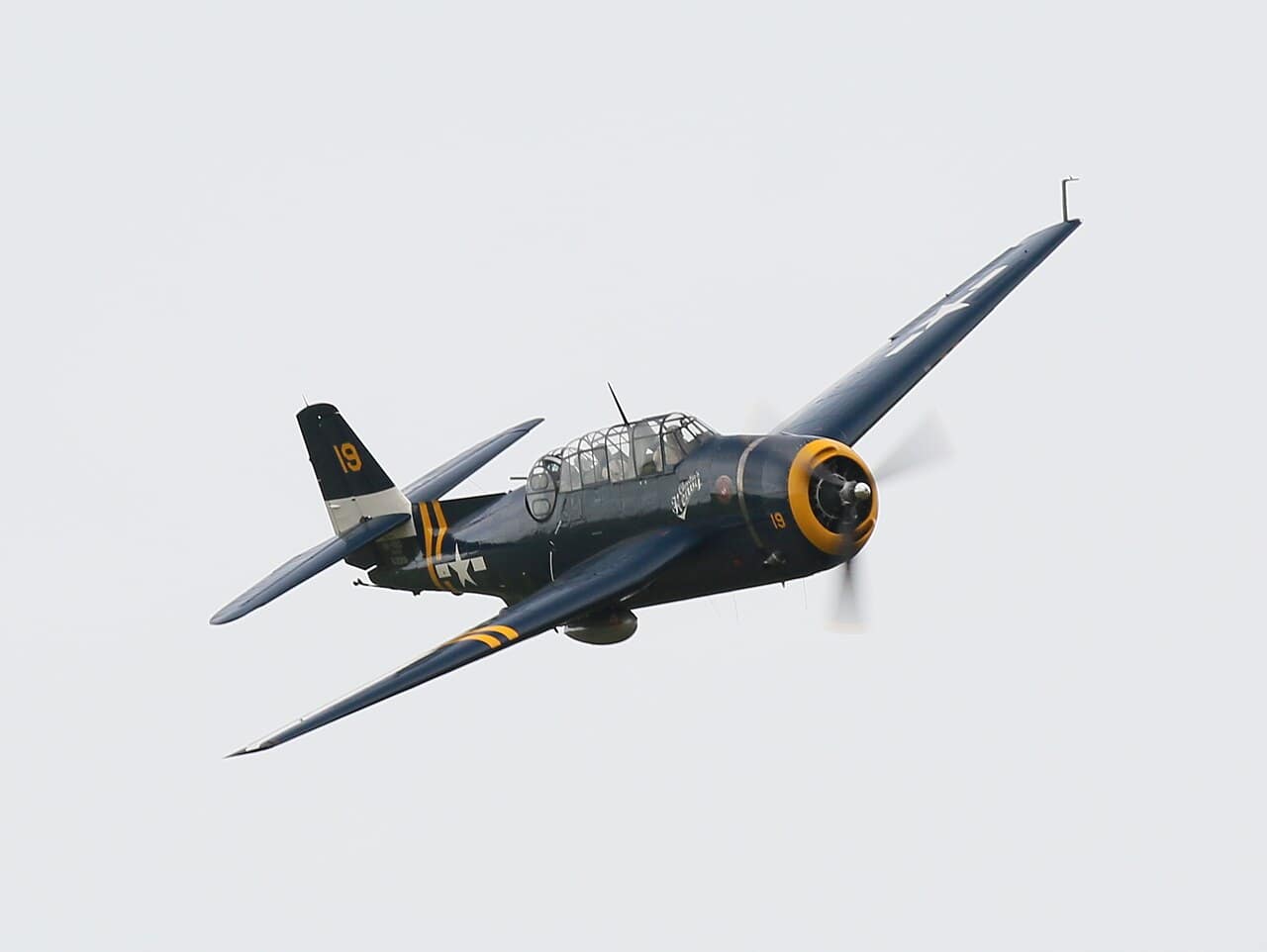 Grumman TBM Avenger Grumman TBM Avenger warbird in flight