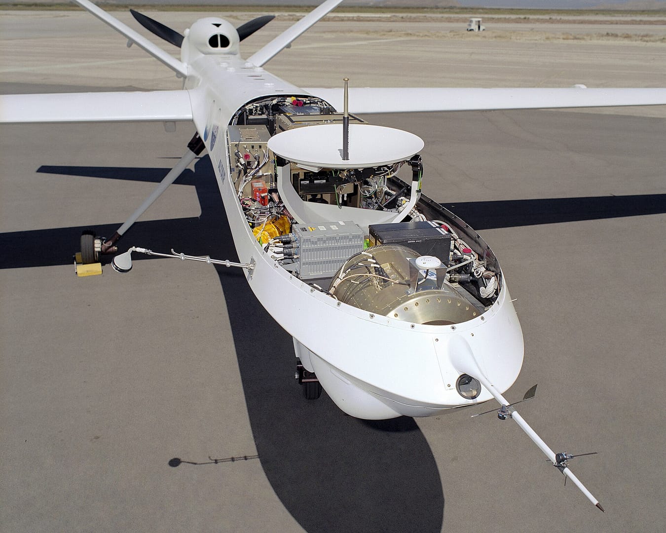 An MQ-9 Reaper drone An MQ-9 Reaper — the armed drone that put the pilot in a trailer thousands of miles from the war