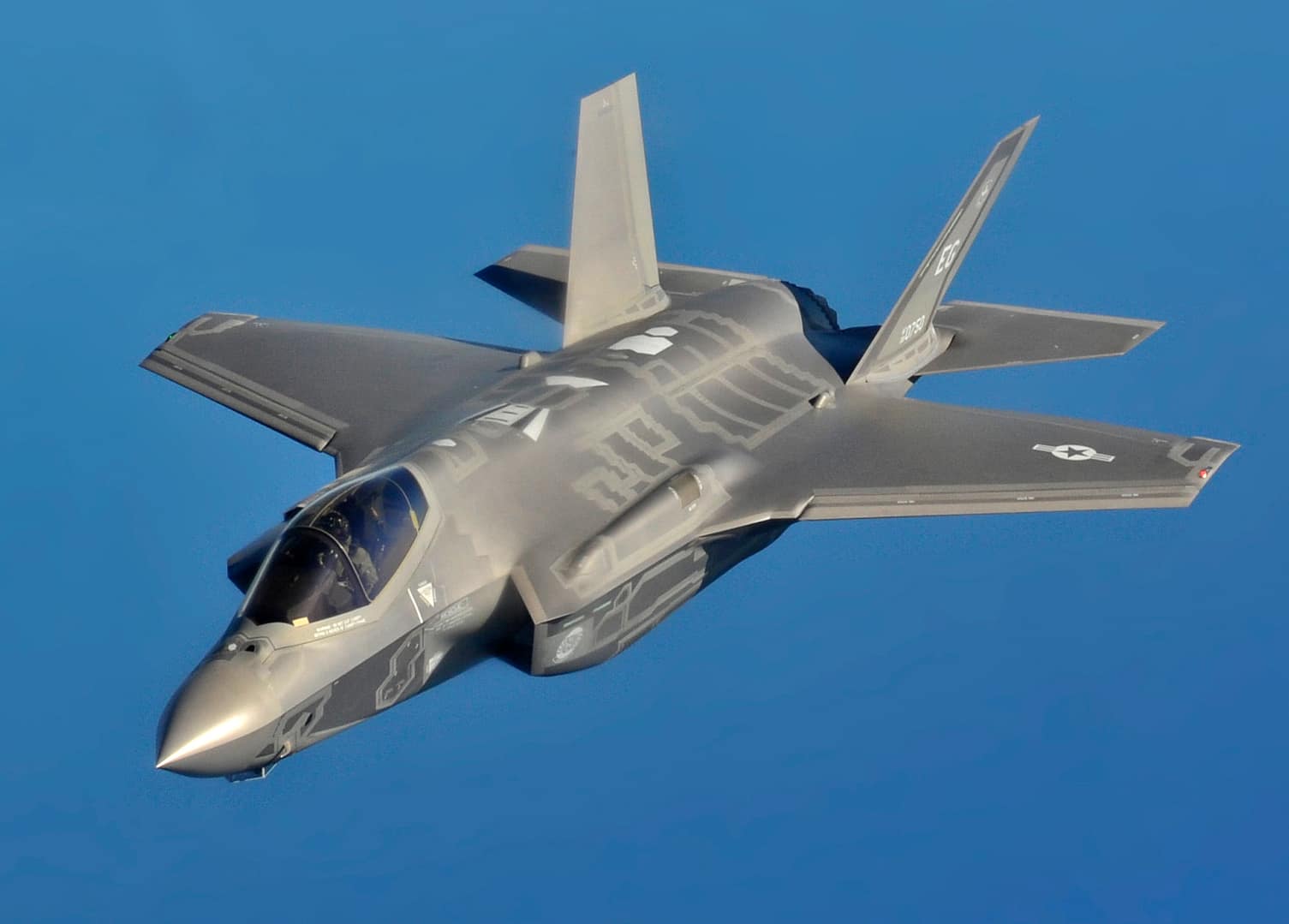 An F-35A Lightning II of the type Switzerland is acquiring