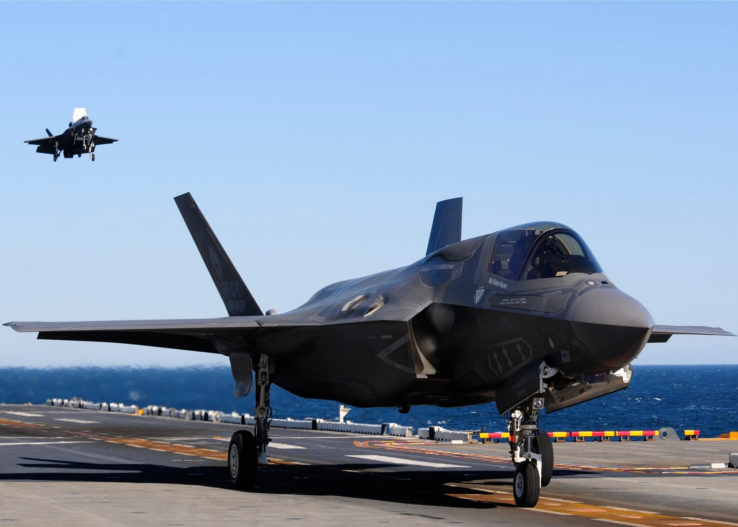 An F-35B of the type Singapore is acquiring
