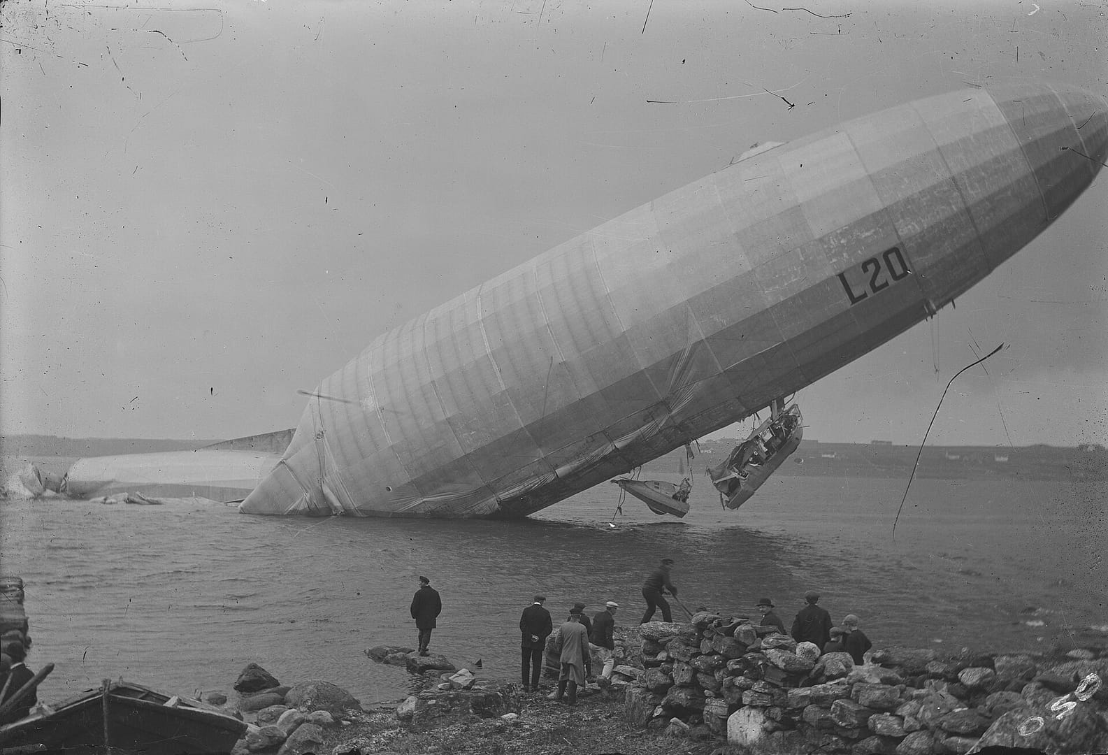 A German Zeppelin airship in flight A German Zeppelin — in 1915 the most advanced and terrifying weapon in the sky