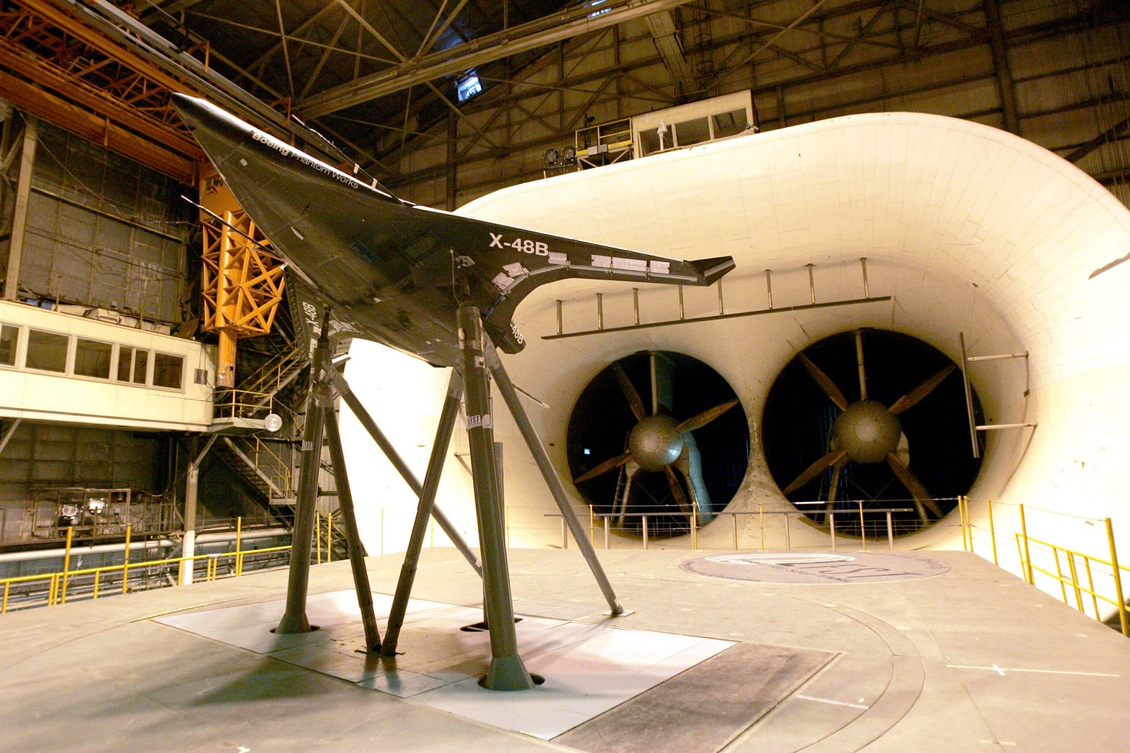 X 48b Blended Wing Body NASA Wind Tunnel Test