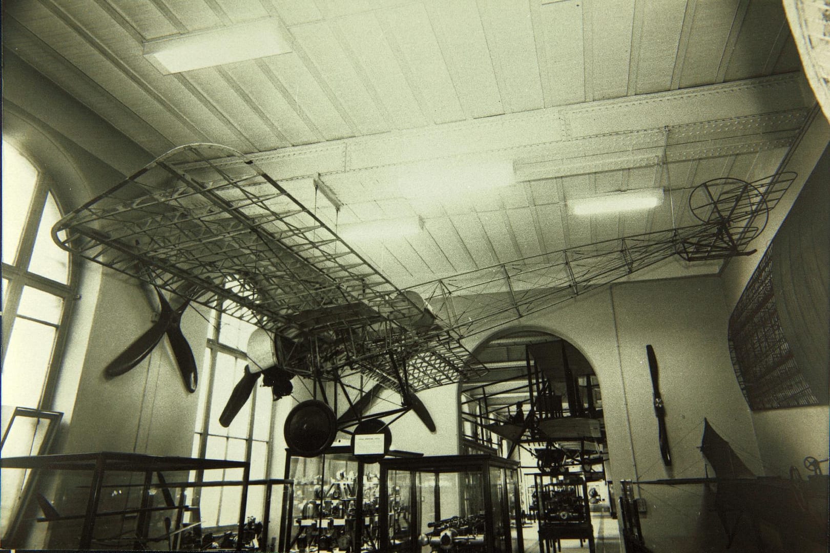 A Fokker Eindecker, the first aircraft built around a gun synchronised to fire through its own propeller
