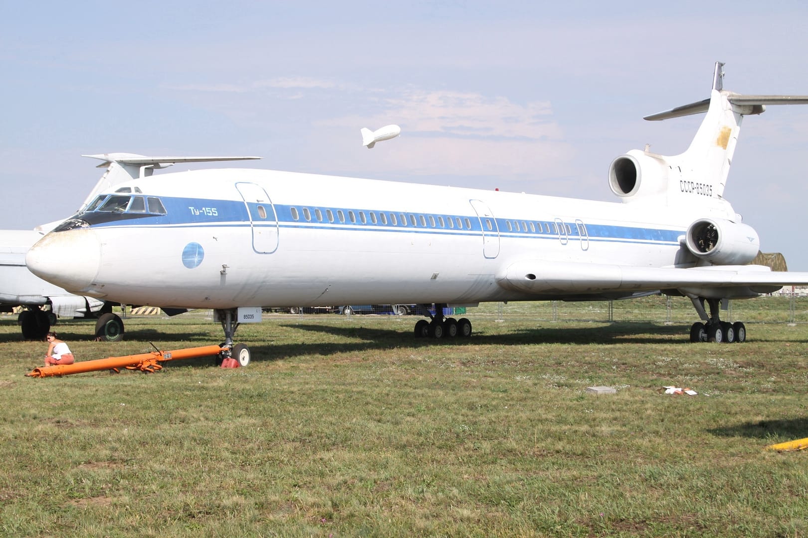 Avión Tupolev Tu 155 propulsado por hidrógeno