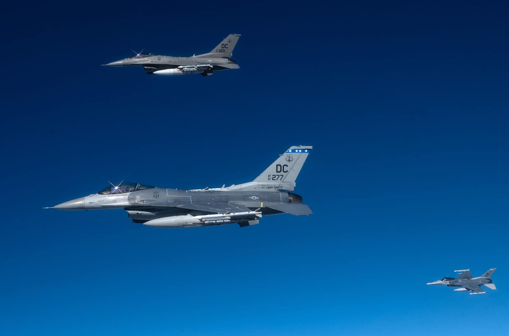 F-16 del 113° Stormo della Guardia Nazionale Aerea di Washington D.C.