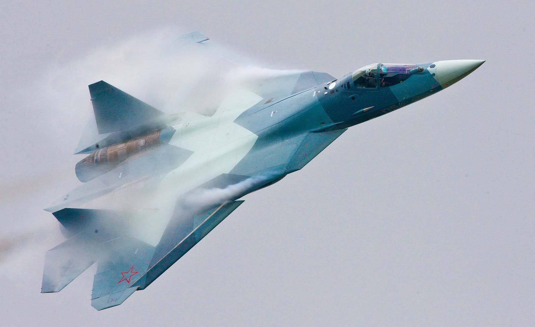 Sukhoi T 50 PAK-FA, eine der US F-22