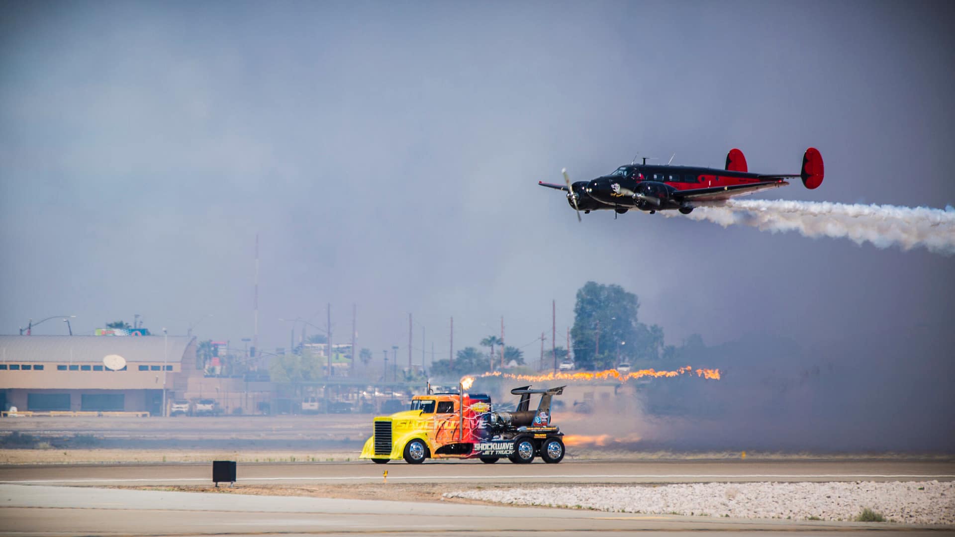 F/A-18 Hornet showing twin vertical stabilizers