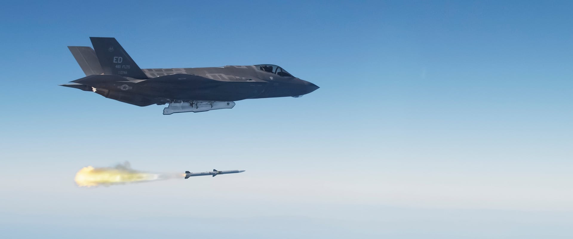 F-35 AIM-120 AMRAAM-Start Kalifornien