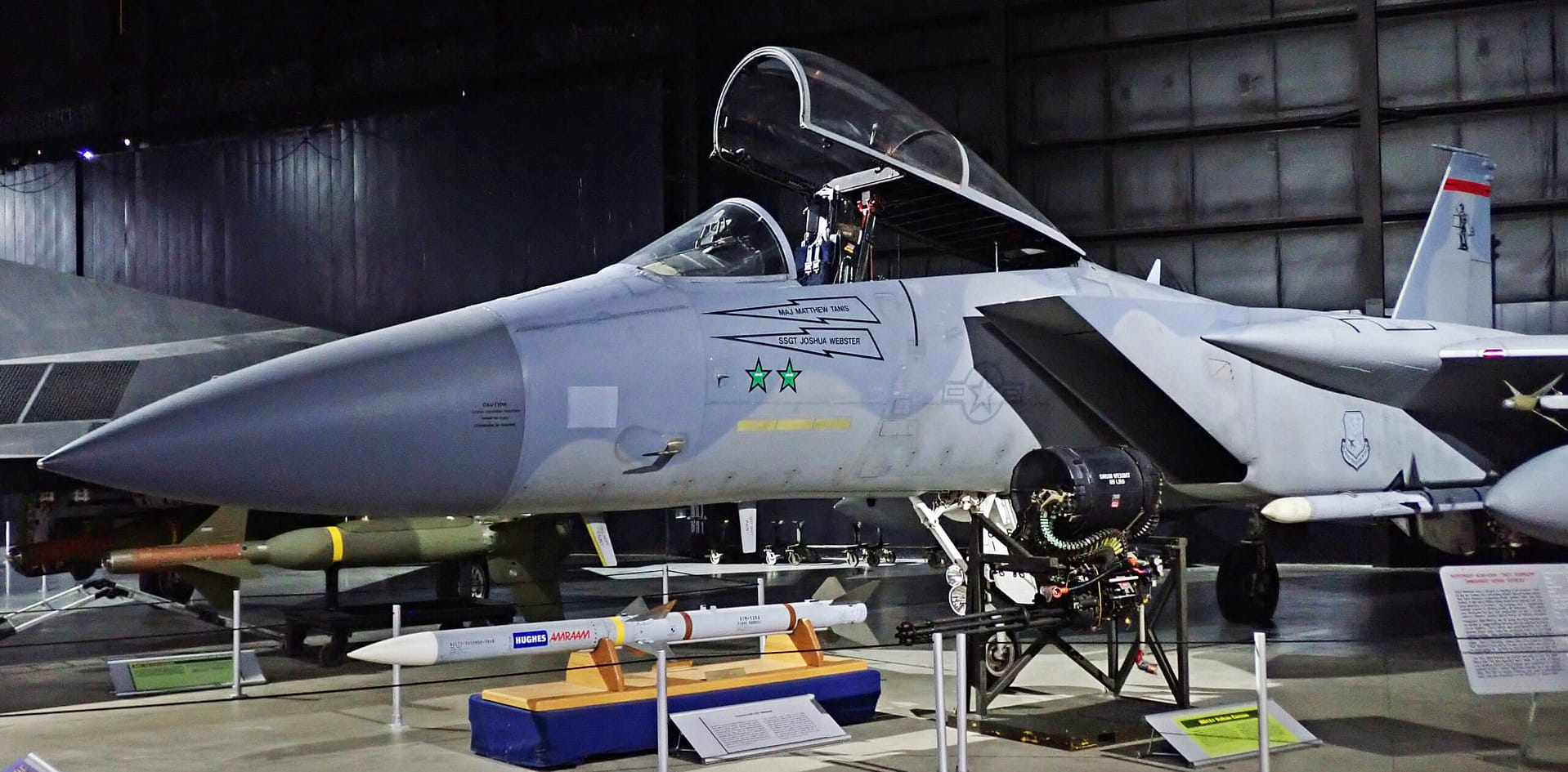 F-15C Eagle de l'USAF en vol