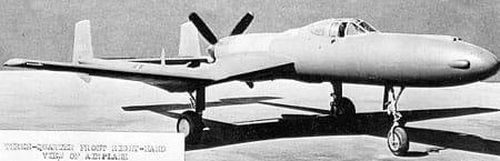 Vultee XP-54 Swoose Goose pusher fighter prototype