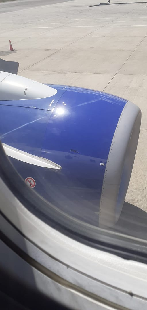 CFM56 high-bypass turbofan engine cross-section