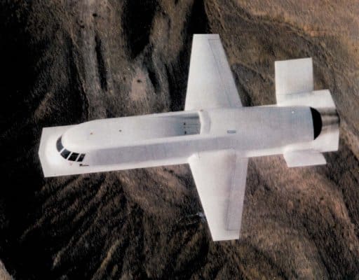 Northrop Tacit Blue in Flight