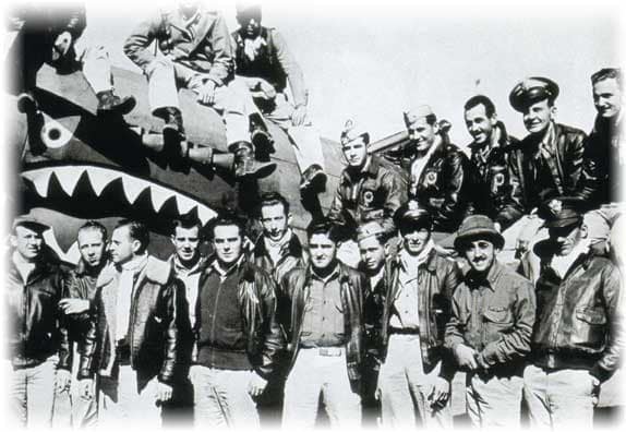 Avión P-40 de los Flying Tigers
