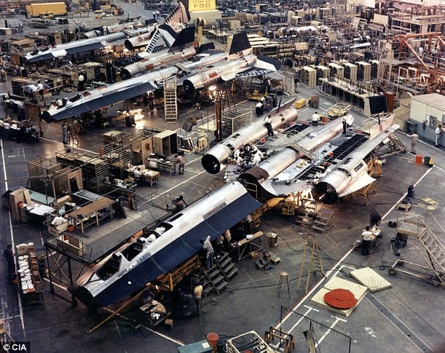 The Blackbird divided in pieces.