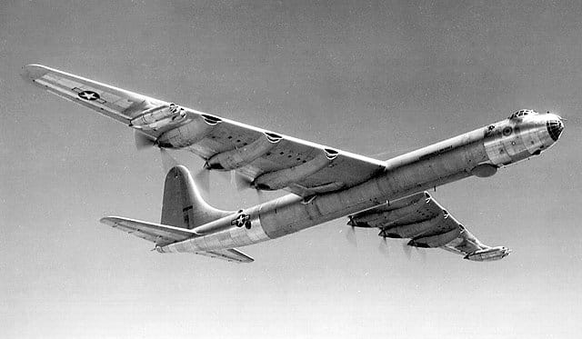 Convair B-36 Peacemaker Six Turning Four Burning