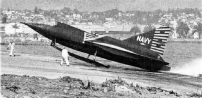 The Convair F2Y Sea Dart — a delta-winged jet fighter that took off from water on hydro-skis
