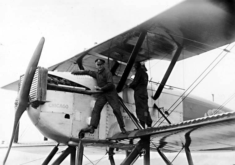 The Douglas World Cruiser "Chicago" — one of two aircraft that completed the first circumnavigation of the globe by air in 1924
