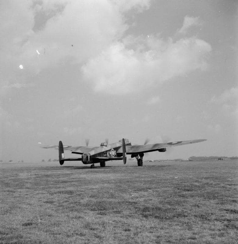 Avro Lancaster Bomber Command RAF Avro Lancaster heavy bomber of Bomber Command